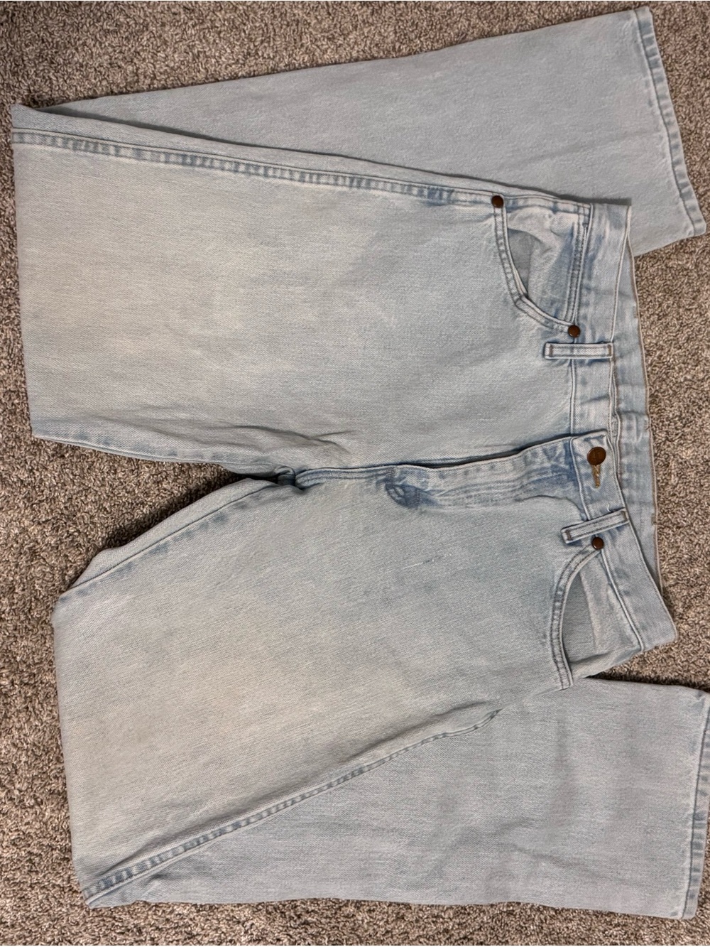 Wrangler Light Blue Straight Leg Jeans